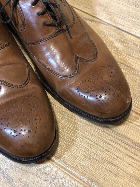 Johnston & Murphy men leather oxford shoes, size 11.5 main image 5